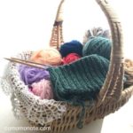 編み物を携帯する　モバ編み