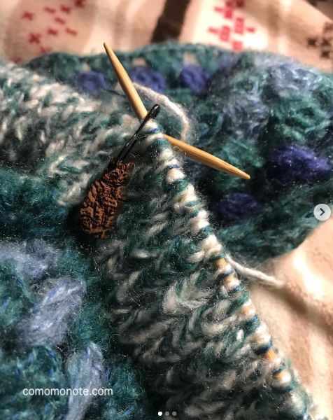 腹巻パンツの一目ゴム編み部分