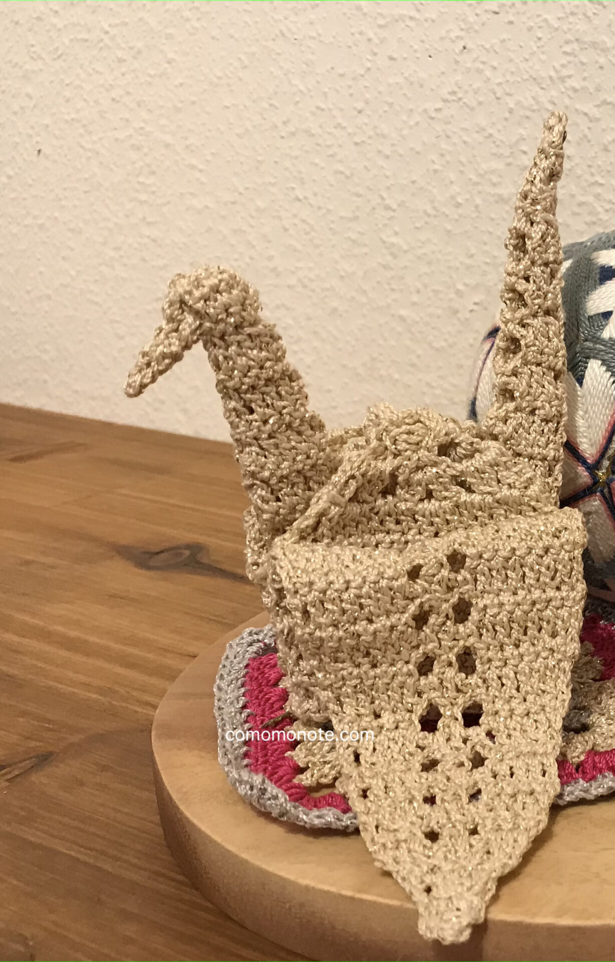 手編み鶴を編みました 編み物で編む千羽鶴の作り方 手編み鶴を編みました 編み物で編む千羽鶴の作り方