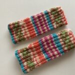 もぐらグラブ　編み方　オパール毛糸