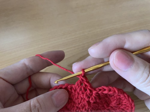 編み針の持ち方