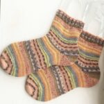 手編みの靴下
