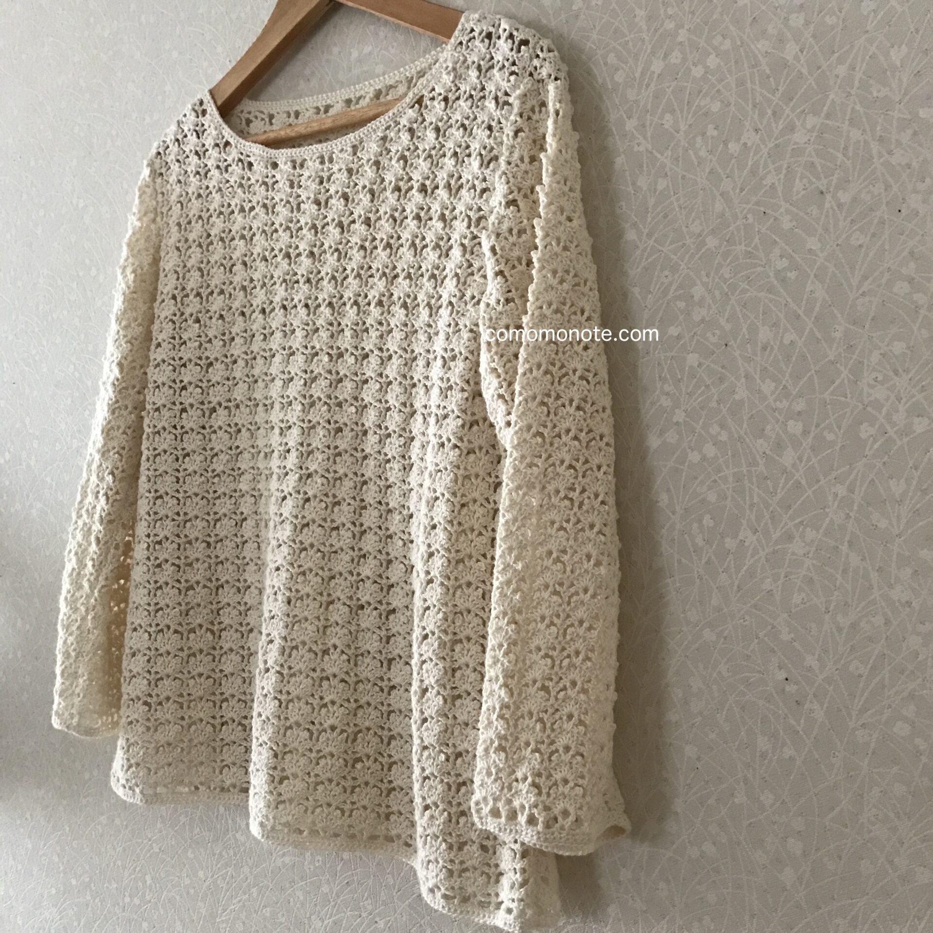自分サイズのプルオーバー⑦ 袖付け】ヴォーグ かぎ針編み通信講座 