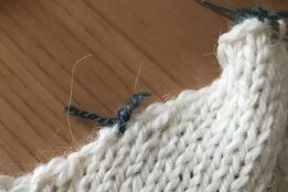 袖の編み方　増目と減目