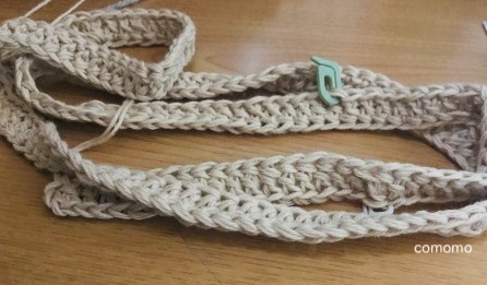 編み出し糸の代用方法　