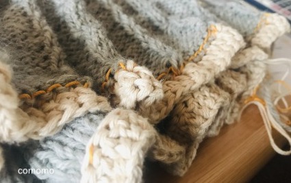 編み出し糸の代用方法