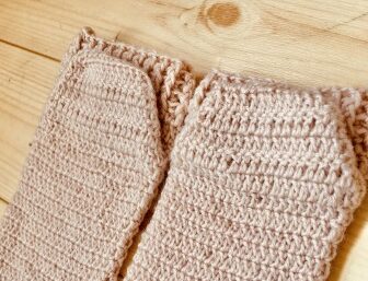 かぎ針編みの足袋ソックス