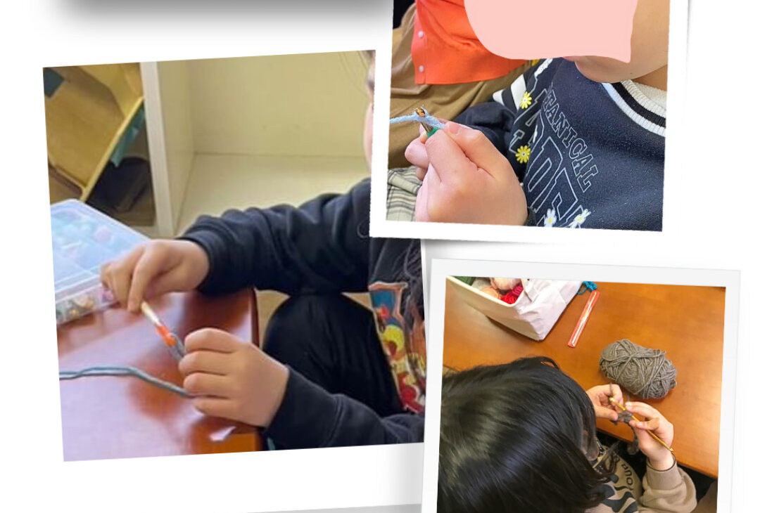 小学生〜低学年から高学年の編み物教室