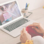 オンラインでの編み物教室