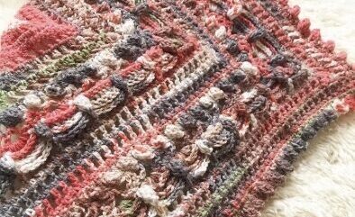 辛い時に夜な夜な編んでいたショール